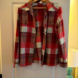 Patagonia red flannel. Size 10.